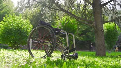 Wheelchair-with-medical-equipment.